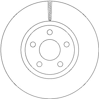 Trw Bremsscheibe [Hersteller-Nr. DF6810S] für Ford von TRW