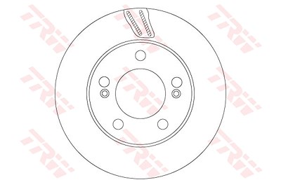 Trw Bremsscheibe [Hersteller-Nr. DF6876] für Ssangyong von TRW