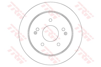 Trw Bremsscheibe [Hersteller-Nr. DF6879S] für Ssangyong von TRW