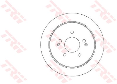 Trw Bremsscheibe [Hersteller-Nr. DF6901] für Ssangyong von TRW