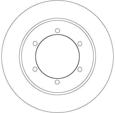 Bremsscheibe Hinterachse TRW DF6790 von TRW