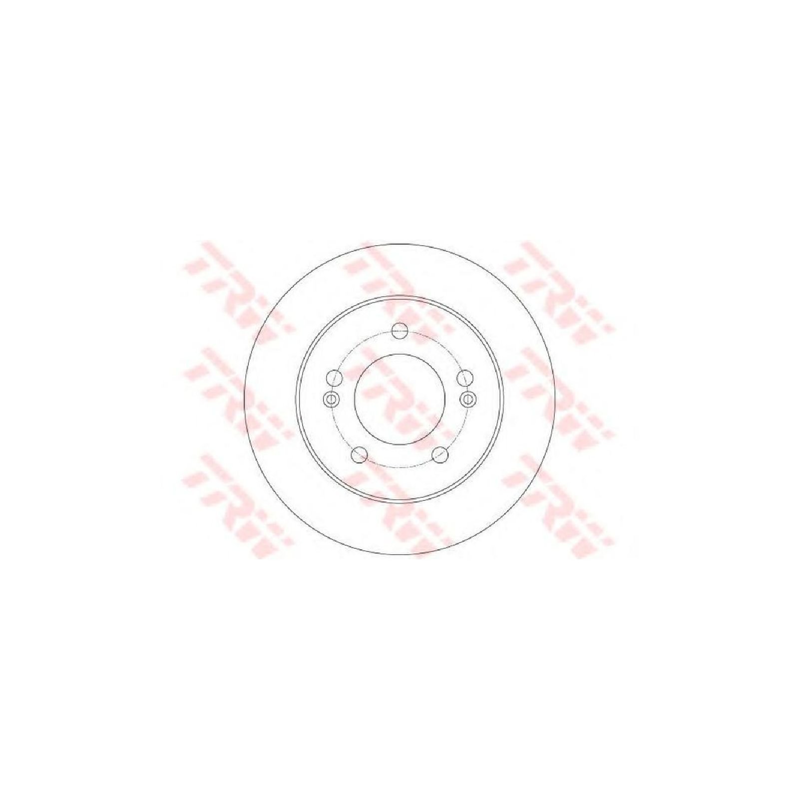 Bremsscheibe - TRW DF6144 von TRW