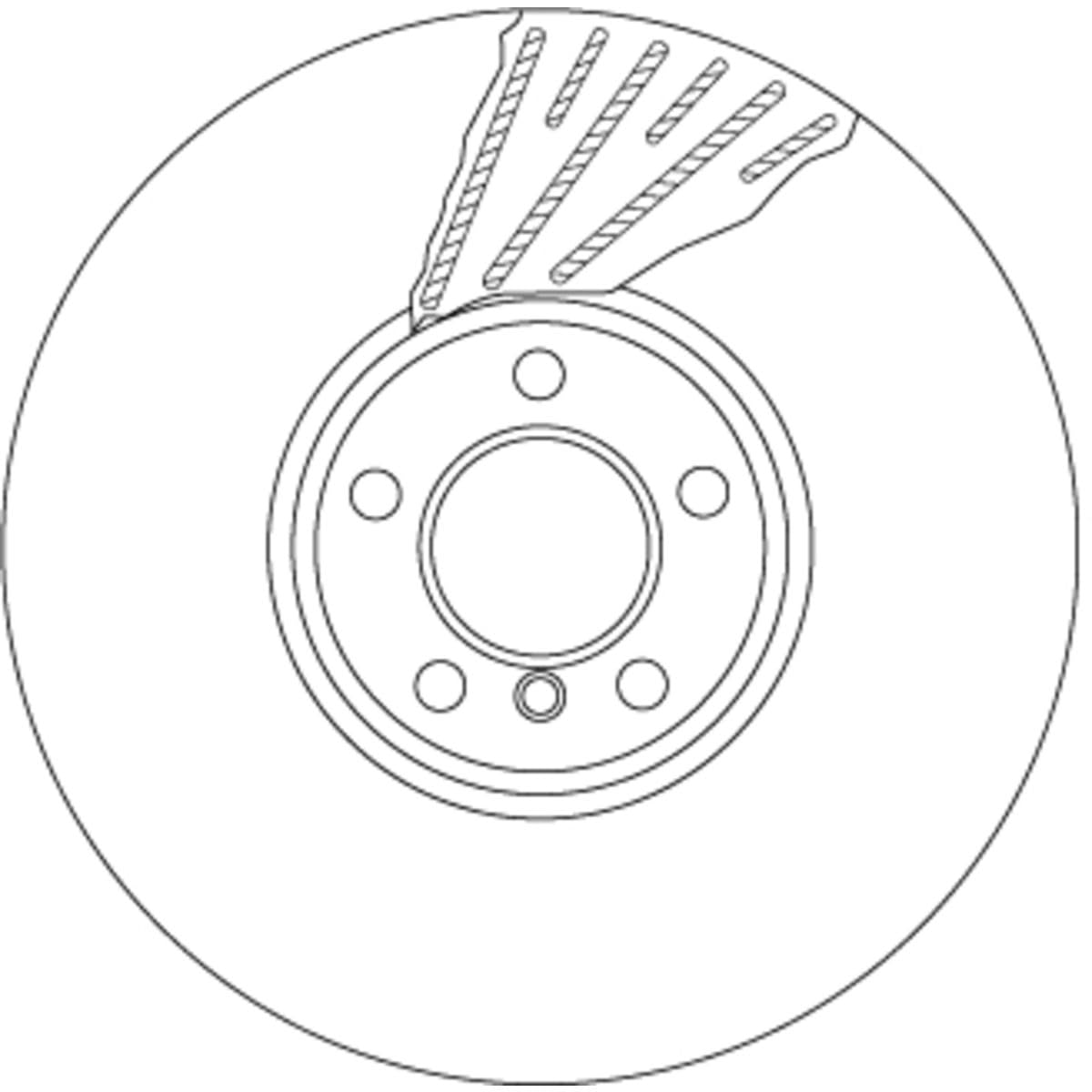 Bremsscheibe TRW DF6622S vorne, belüftet, hochkarbonisiert, 1 Stück von TRW