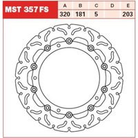 Bremsscheibe TRW MST357FS, 1 Stück von Trw