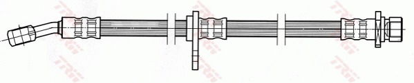 Bremsschlauch Hinterachse links TRW PHD465 von TRW