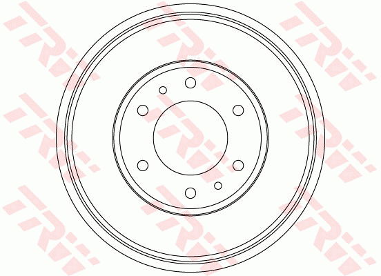 Bremstrommel Hinterachse TRW DB4423 von TRW