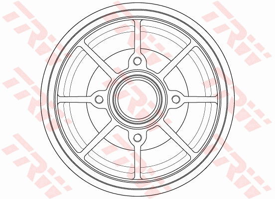 Bremstrommel Hinterachse TRW DB4546MR von TRW