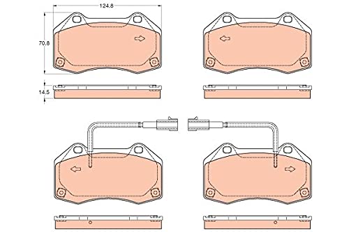 Lucas Engines GDB2049 Belagsatz Alfa Romeo 4C 13- von TRW