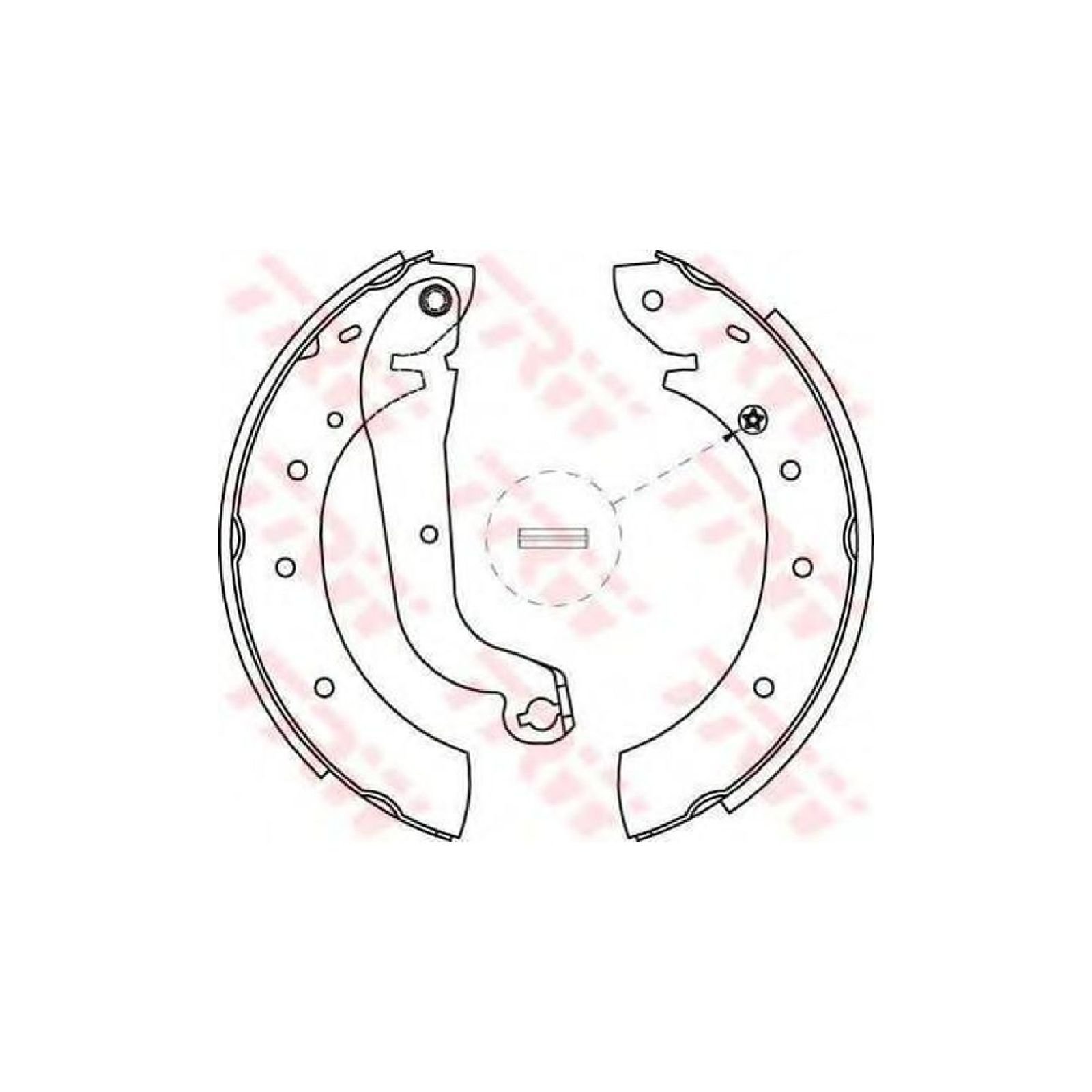 TRW Automotive AfterMarket GS8617 Bremsbacke von TRW