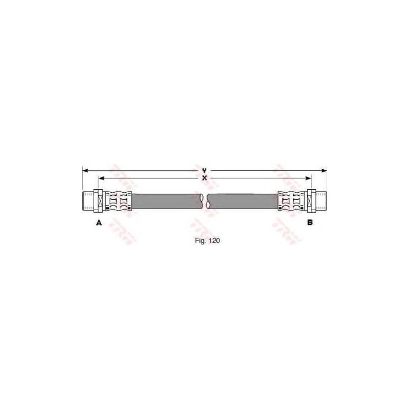 TRW Automotive AfterMarket PHA291 Bremsschlauch von TRW