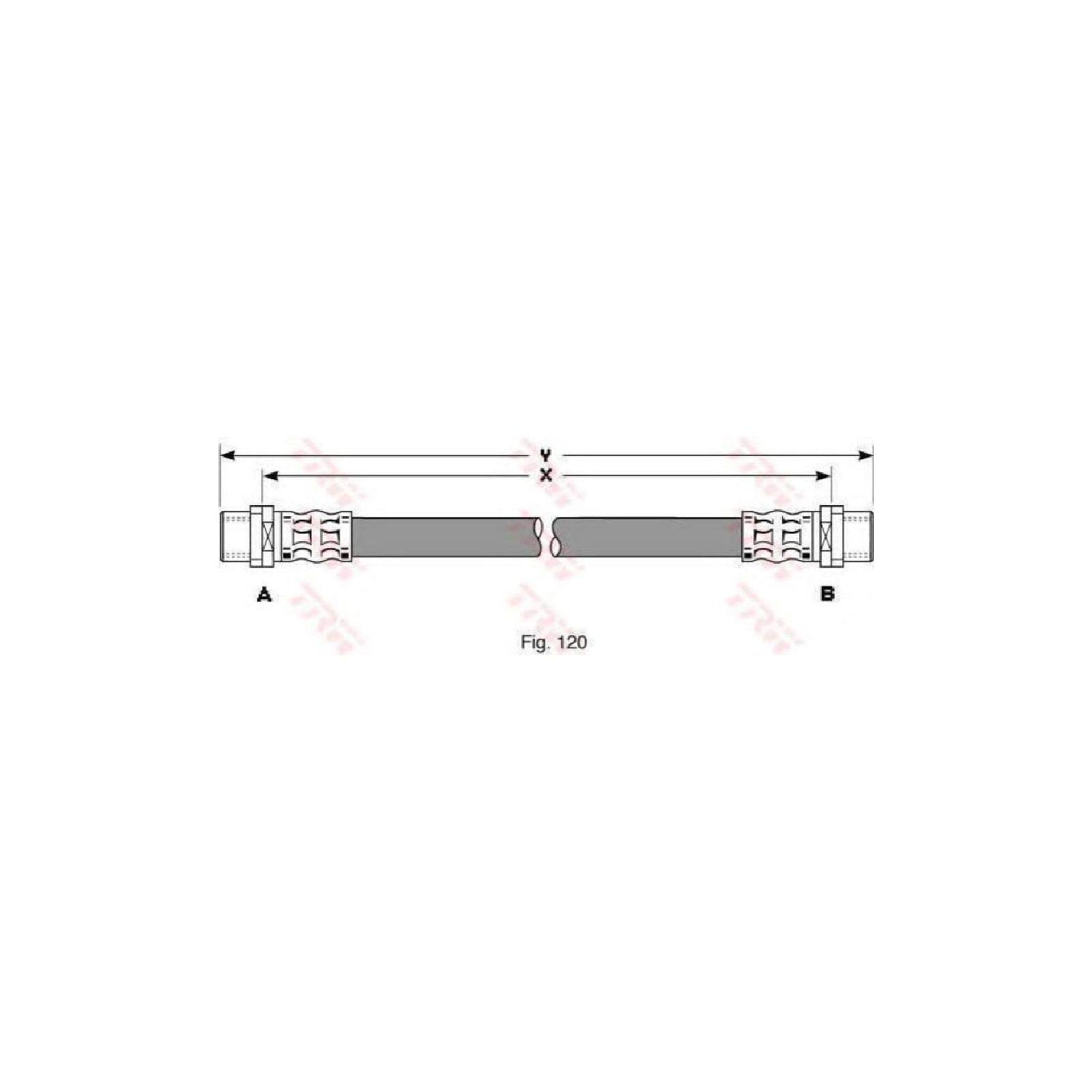 TRW Automotive AfterMarket PHA291 Bremsschlauch von TRW