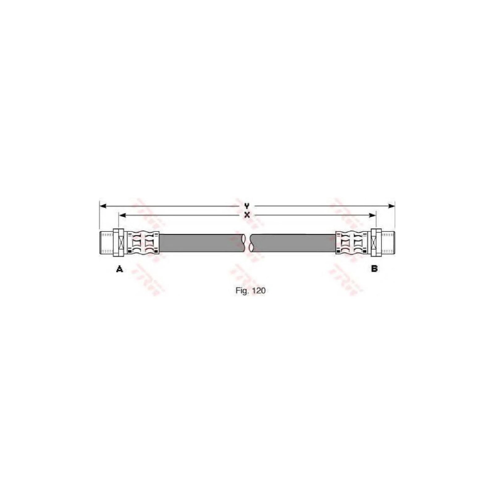 TRW Automotive AfterMarket PHA343 Bremsschlauch von TRW