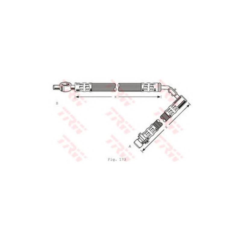 TRW Automotive AfterMarket PHD256 Bremsschlauch von TRW