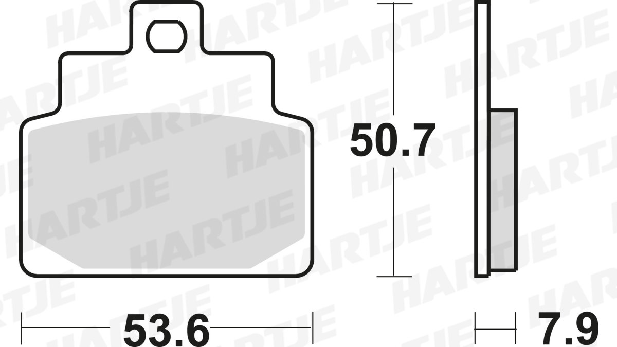 TRW Brake Pad Sinter Scooter 125+ von TRW