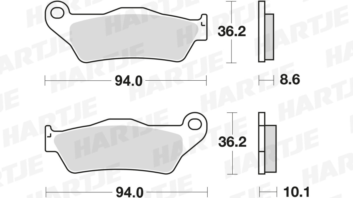 TRW Brake Pad Trw Mcb707 von TRW