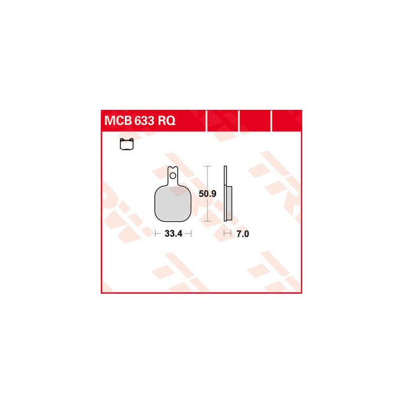 TRW Bremsbeläge 6 Ea Mcb633Rq von TRW