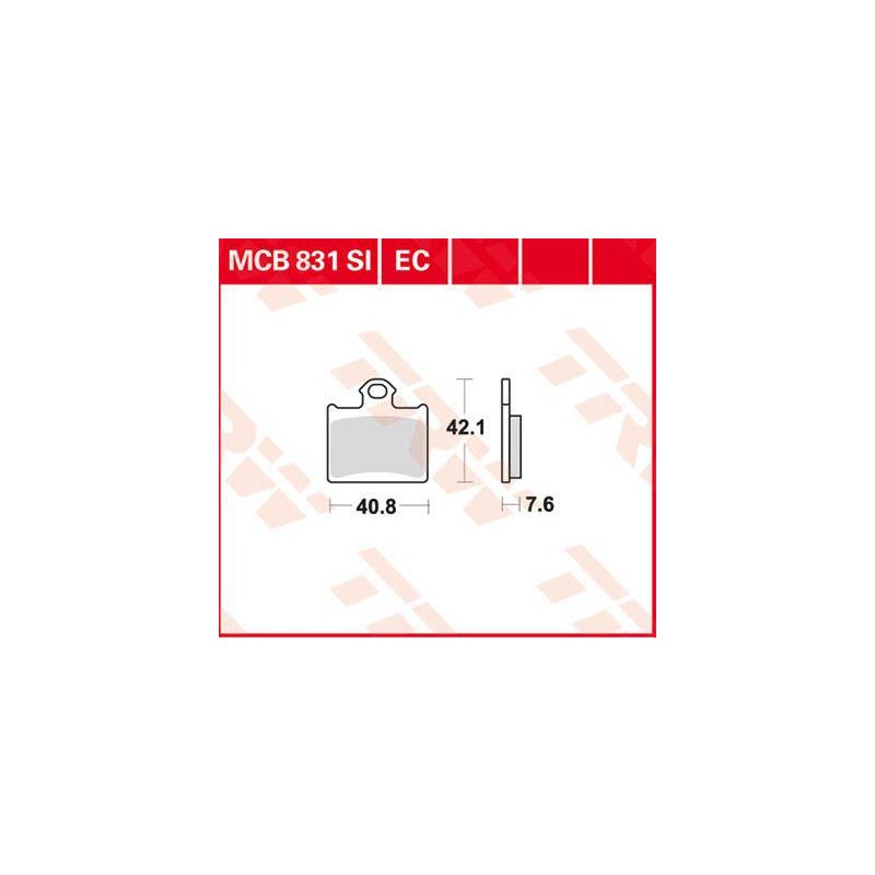 TRW Bremsbeläge Organic Offroad MCB831EC von TRW