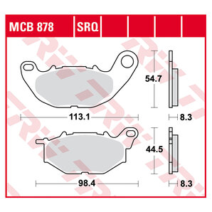 TRW Bremsbeläge Roller & Offroad ECE R90 homologiert von TRW