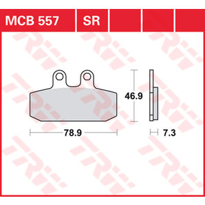 TRW Bremsbeläge Roller & Offroad ECE R90 homologiert von TRW