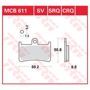 TRW Sintermetall Bremsbeläge ECE R90 homologiert von TRW