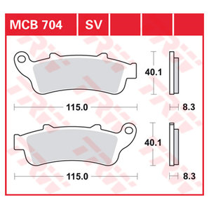 TRW Sintermetall Bremsbeläge ECE R90 homologiert von TRW