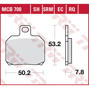 TRW Sintermetall Bremsbeläge ECE R90 homologiert von TRW