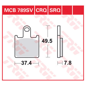 TRW Sintermetall Bremsbeläge ECE R90 homologiert von TRW