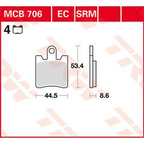 TRW Sintermetall Bremsbeläge ECE R90 homologiert von TRW