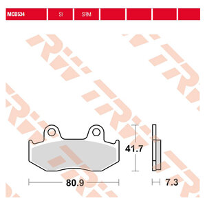 TRW Bremsbeläge organisch ECE R90 homologiert von TRW