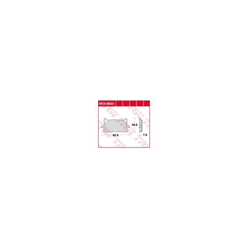 TRW Bremsbelag Sinter Mcb 888 Sv von TRW