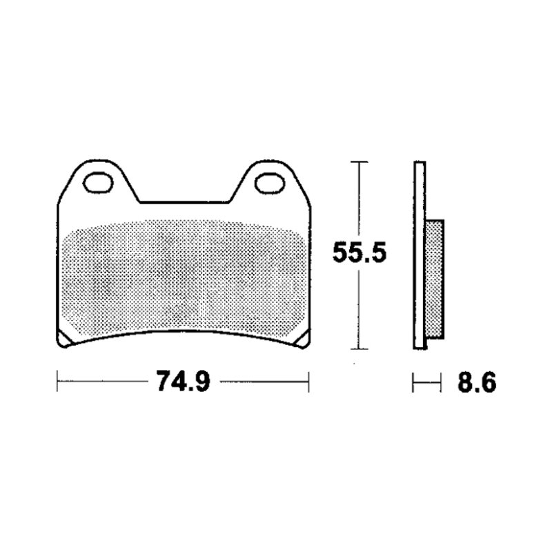 TRW Bremsbelag Trw Carbon Mcb 683 Crq von TRW