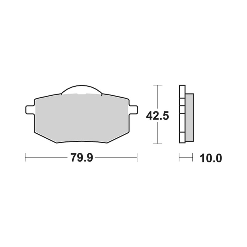 TRW Bremsbelag Trw Organ. Mcb 587 von TRW