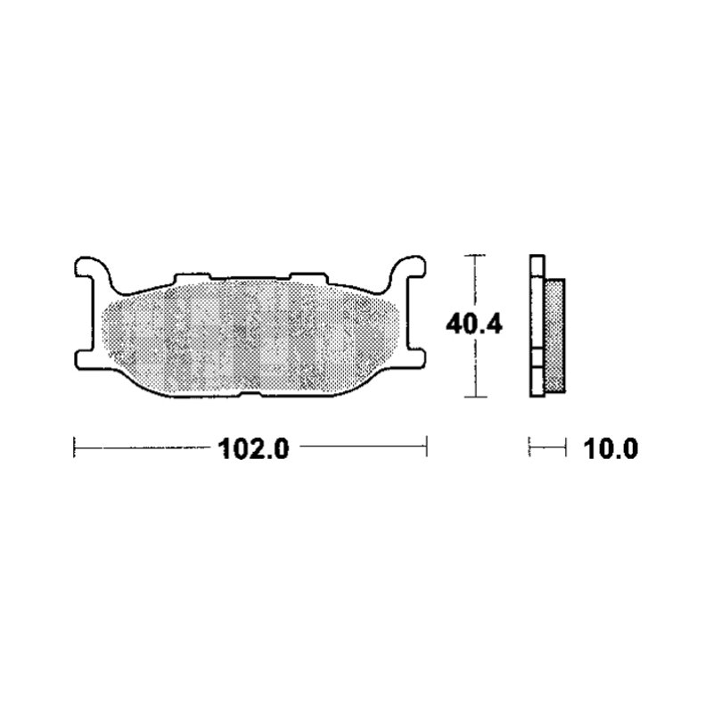 TRW Bremsbelag Trw Organ. Mcb 640 von TRW