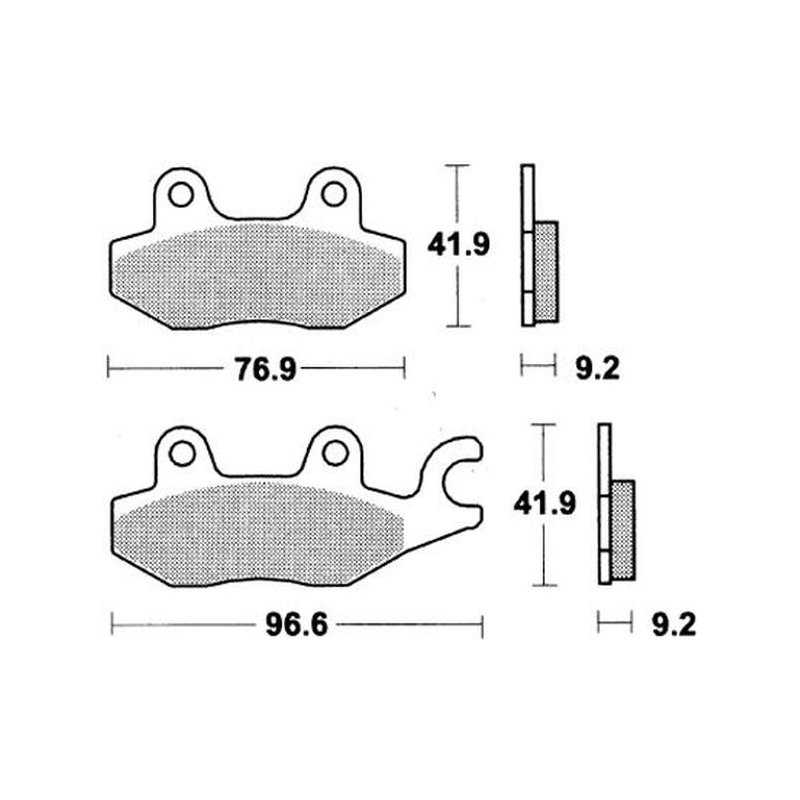 TRW Bremsbelag Trw Organ. Mcb 663 von TRW