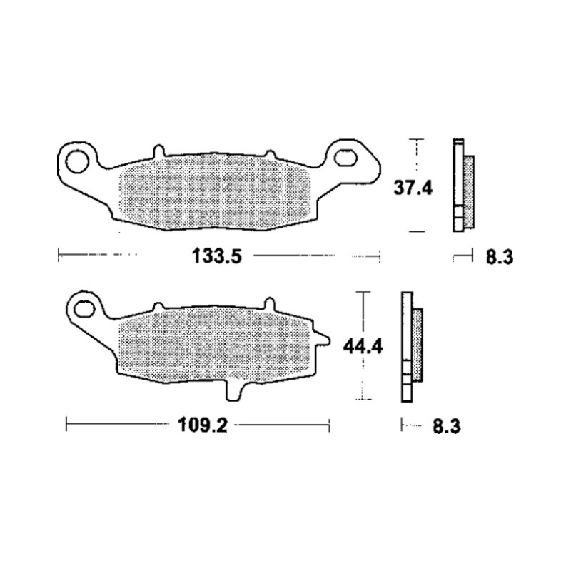 TRW Bremsbelag Trw Organ. Mcb 682 von TRW