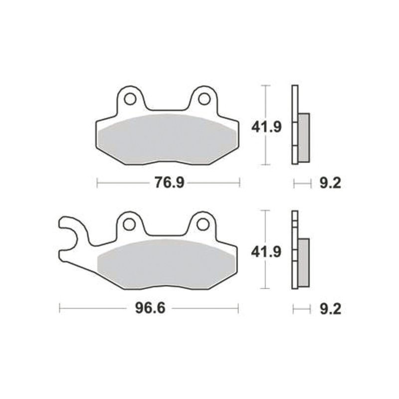 TRW Bremsbelag Trw Organ. Mcb 689 von TRW