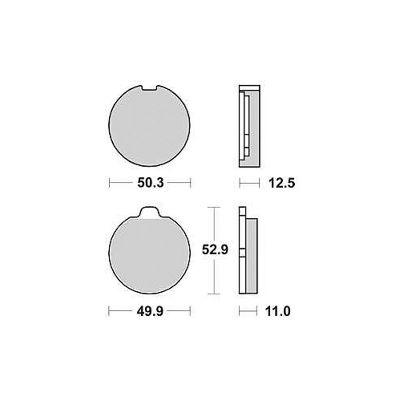 TRW Bremsbelag Trw Organ. Mcb 70 von TRW