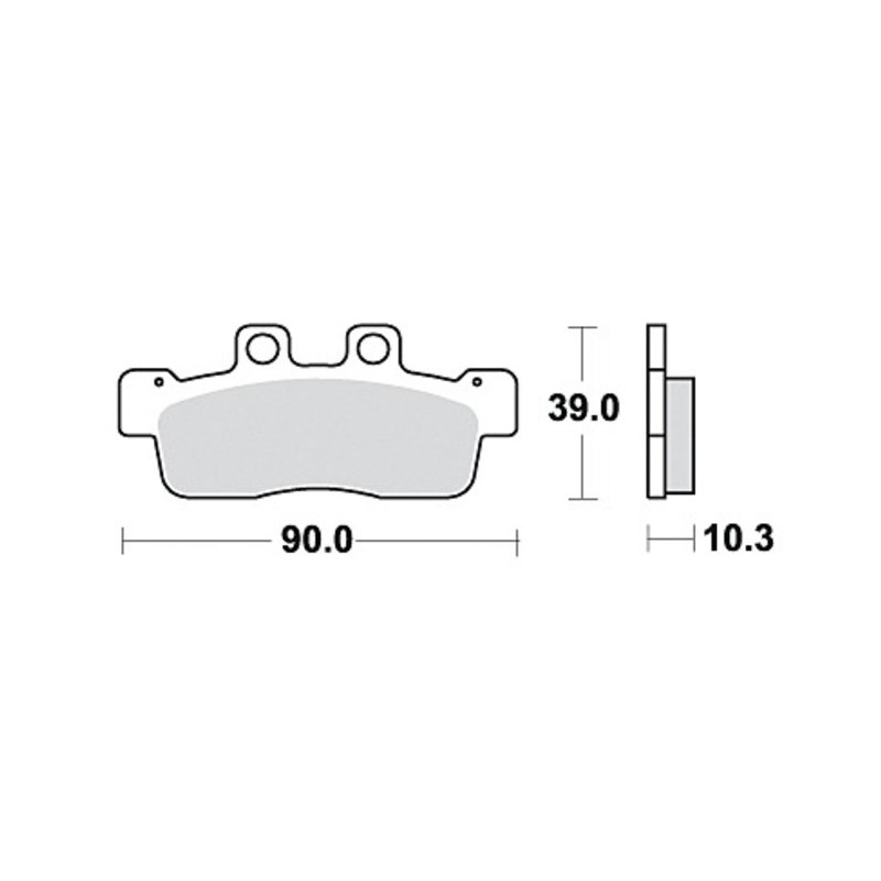 TRW Bremsbelag Trw Organ. Mcb 839 von TRW