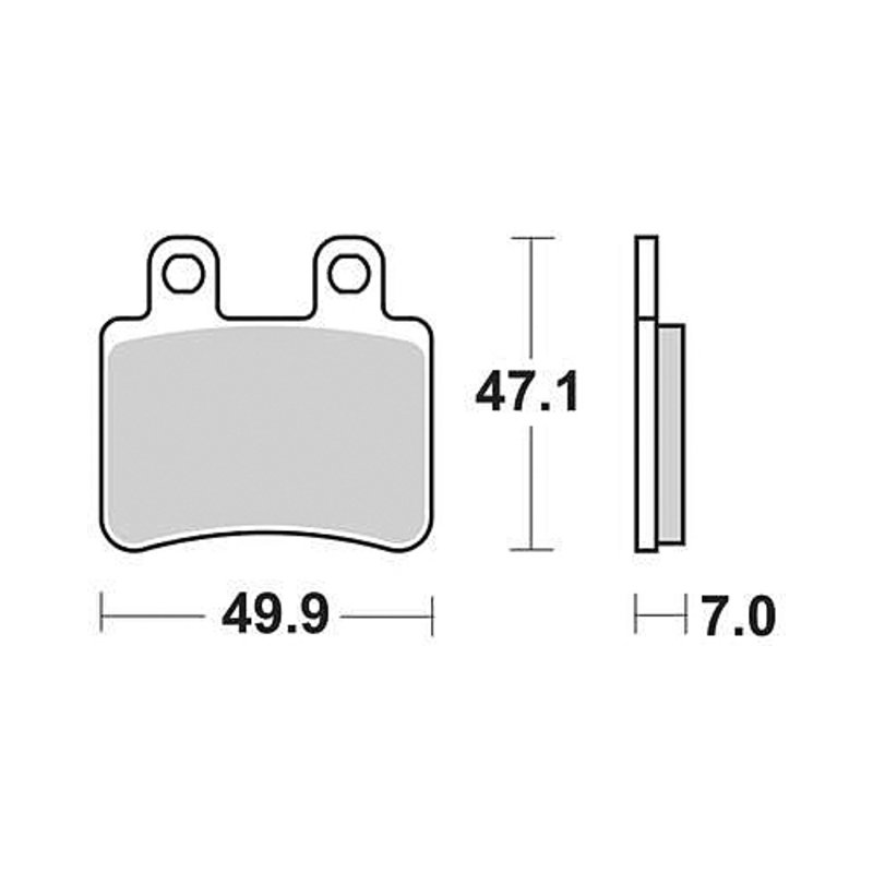 TRW Bremsbelag Trw Organ. Mcb735Ec von TRW