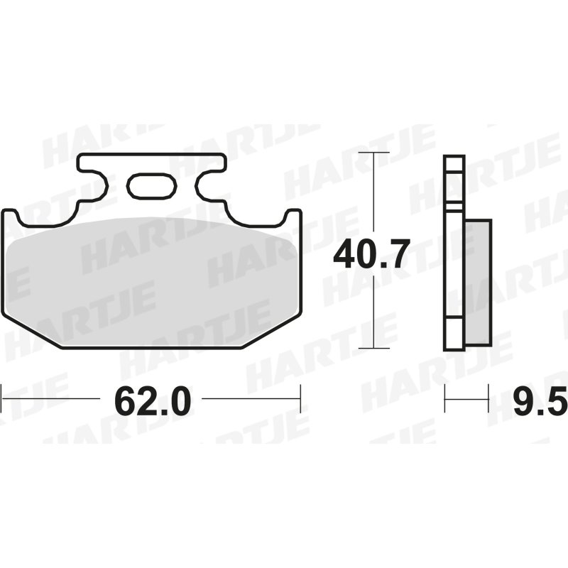 TRW Bremsbelag Trw Sinter Mcb 625 Si von TRW