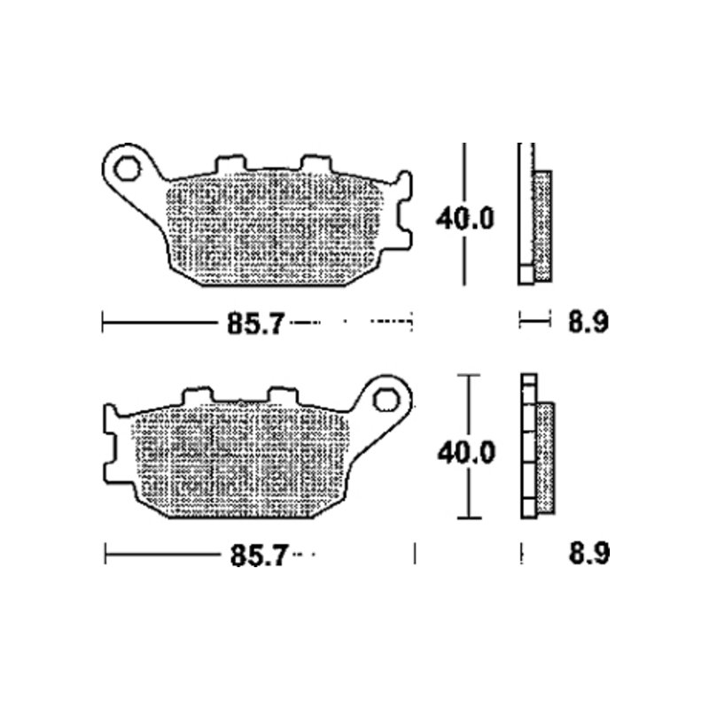 TRW Bremsbelag Trw Sinter Mcb 634 Sh von TRW