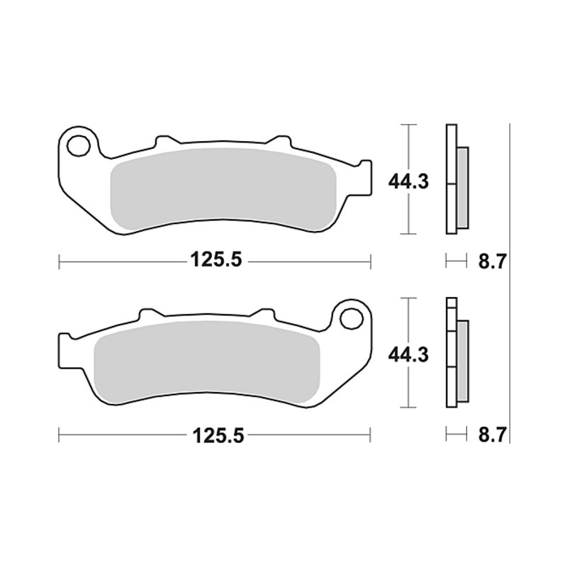 TRW Bremsbelag Trw Sinter Mcb 658 Sv von TRW