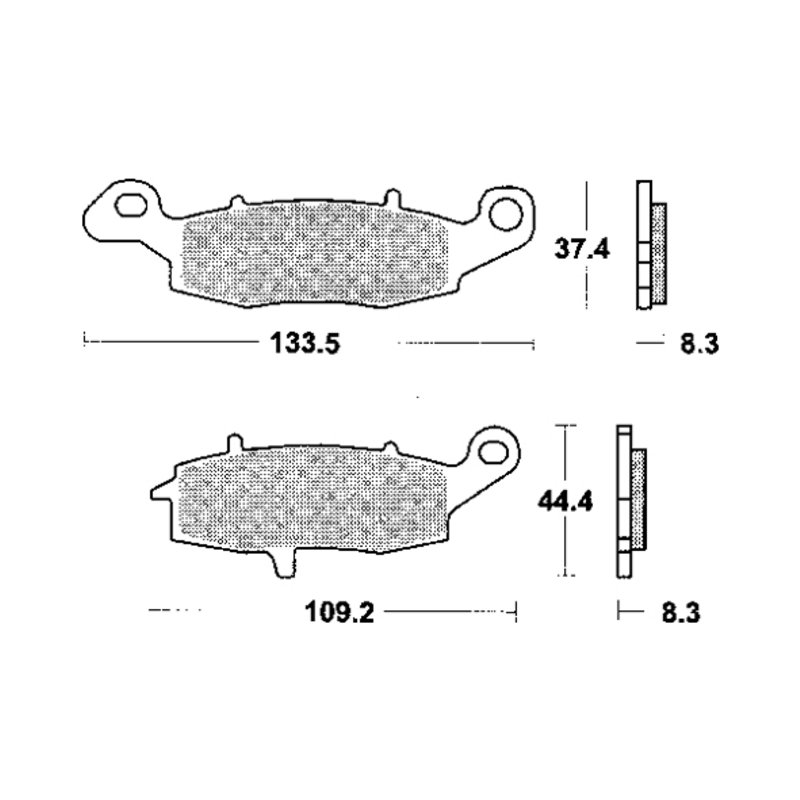 TRW Bremsbelag Trw Sinter Mcb 681 Sh von TRW