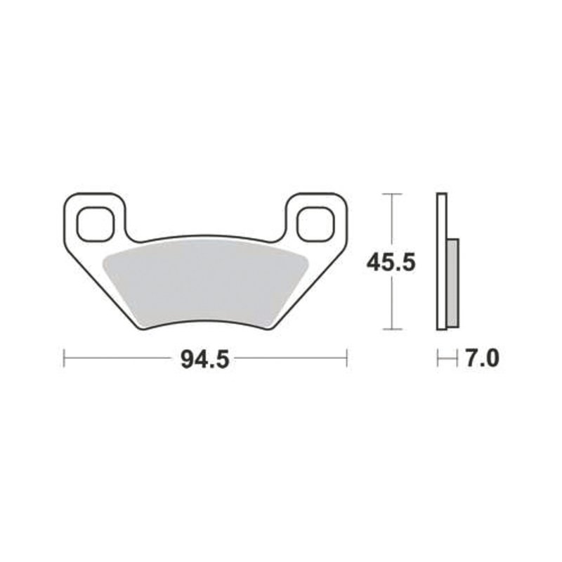 TRW Bremsbelag Trw Sinter Mcb 773 Si von TRW