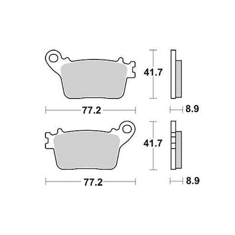 TRW Bremsbelag Trw Sinter Mcb 784 Sh von TRW