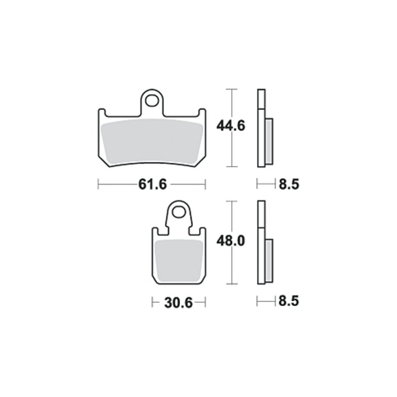 TRW Bremsbelag Trw Sinter Mcb 795 Scr von TRW