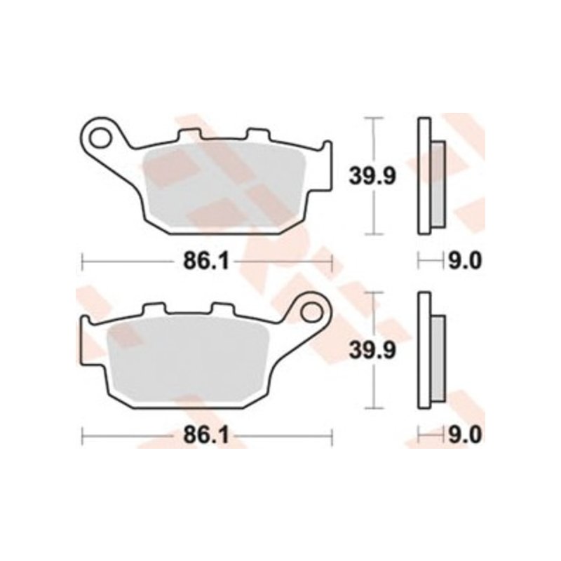 TRW Bremsbelag Trw Sinter Mcb 841 Sh von TRW