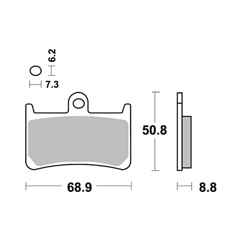 TRW Bremsbelag Trw Sinter Mcb611Srm von TRW