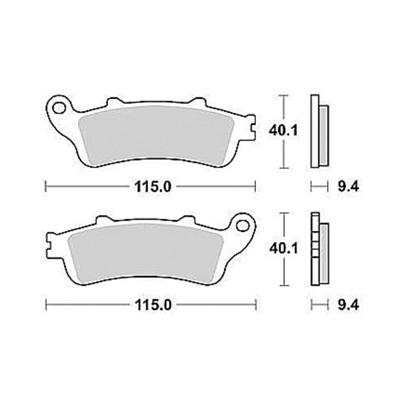 TRW Bremsbelag Trw Sinter Mcb693Srm von TRW