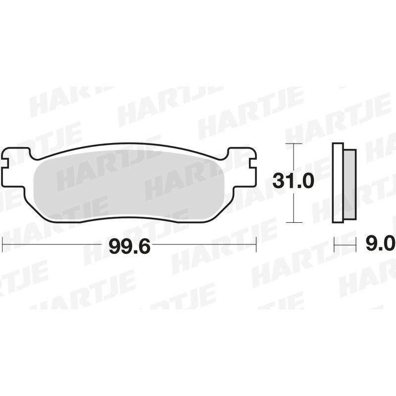 TRW Bremsbelag Trw Sinter Mcb699Srm von TRW